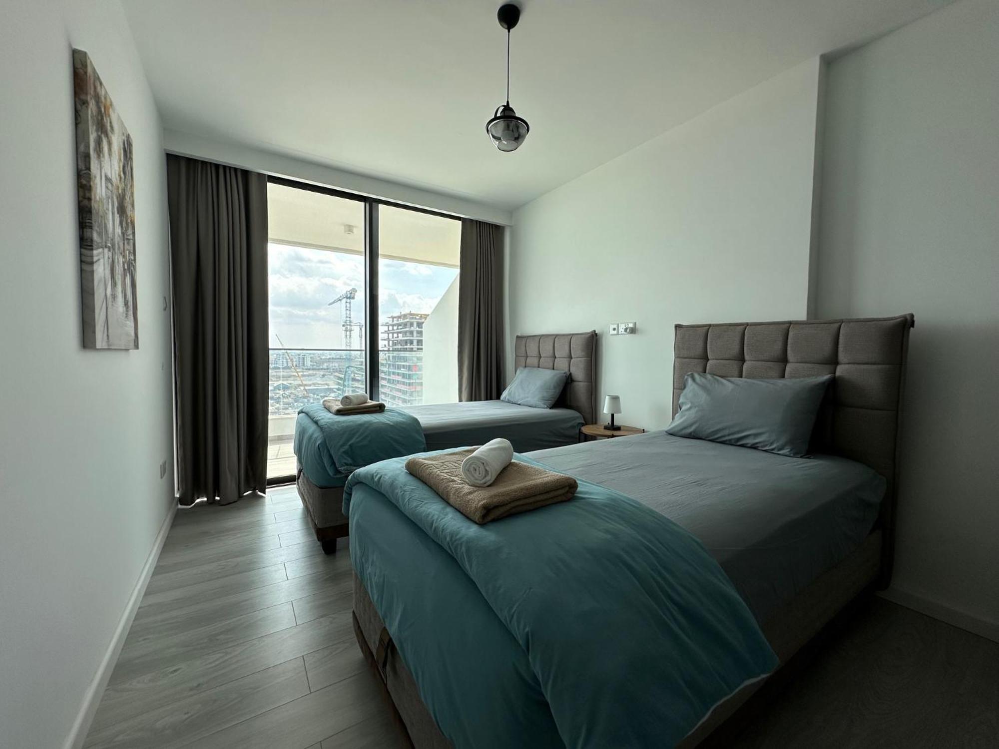 Apartment Luxury Corner With Spectacular Views And Two Bedrooms,grand Sapphire By Myguest Cyprus *